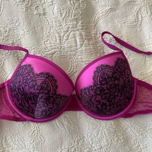 Aerie Elegant Pink Lace Bra